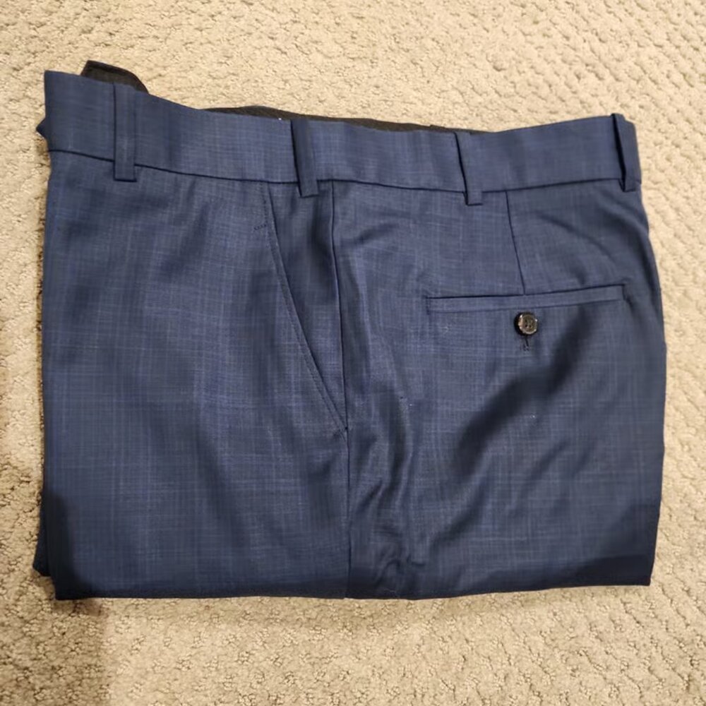 NEW StudioSuits Bespoke Navy Trouser 30" waist. NEW